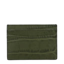 Versace Men's Document Holder Green/Olive Leather