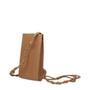 Jil Sander Crossbody Phone Case Women Leather Brown/Light Brown