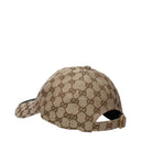 Gucci Herrens Hut Polyester Beige/Ebenholz
