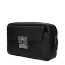 Pineider Men's Leather Bags And Backpacks Black