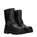 Prada Women's Boots Leather Black