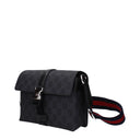 Gucci Men's Crossbody Bags Black Fabric
