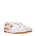 New Balance Sneakers 550 Herrens Leder Weiß/Hellbraun