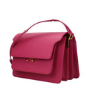Marni Women's Fuchsia Leather Shoulder Bags