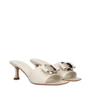 Salvatore Ferragamo Zelie Women's Sandals Beige/Mascarpone Leather