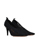 Stella McCartney Damens Schwarze Pizzo-Pumpe