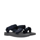 Burberry Women's Fabric Sandals Blue/Lake