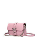 Pinko Love Women's Crossbody Bags Pink Leather