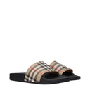 Burberry Women's Sandals And Clogs Rubber Beige