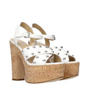 Michael Kors Selah Women's Sandals Eco Leather White/Optical White