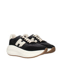 Hogan Sneakers Women Leather Black/Beige