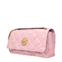 Versace Women's Shoulder Bag Pink Fabric