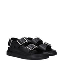 Alexander Mc Queen Alabama Men's Leather Black Loafers And Clogs