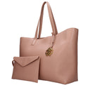 Roberto Cavalli Women's Shoulder Bags Pink/Flesh Pink Leather