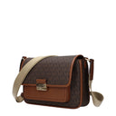 Michael Kors Bradshaw Shoulder Bag For Women Fabric Brown/Acorn
