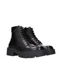 Prada Men's Ankle Boots Black Leather