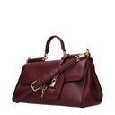 Dolce&Gabbana Handbags My Sicily Women Leather Red/Burgundy