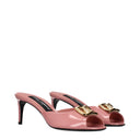 Dolce&Gabbana Women's Sandals Pink Patent Leather