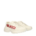 Gucci Demetra Sneakers Men's Leather Beige/Ivory