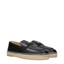 Valentino Garavani Men's Leather Espadrillas Black