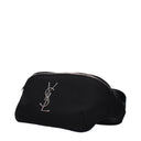 Saint Laurent Men's Belts And Pouches Black Fabric