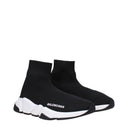 Balenciaga Women's Speed Sneakers Fabric Black/White
