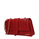 Jacquemus Bambino Shoulder Bag Women Leather Red/Dark Red