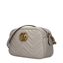 Gucci Marmont Crossbody Bags For Women Gray/Light Gray Leather