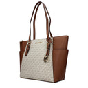 Damska torba na ramię Michael Kors Charlotte w kolorze beżowo-brązowym