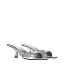 The Attico Sandali in Pelle Argento Donna's