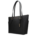 Michael Kors Charlotte Damess Leren Schoudertas Zwart