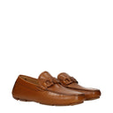 Salvatore Ferragamo Byte Loafers Men's Brown/Biscuit Leather