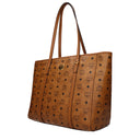 Mcm Women's Shoulder Bag Fabric Brown/Cognac