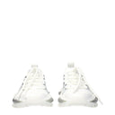 Dolce&Gabbana Men's White Fabric Sneakers
