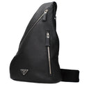 Prada Men's Black Leather Shoulder Bag
