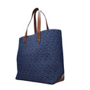 Fendi Men's Shoulder Bags Blue/Hazelnut Fabric