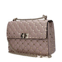 Valentino Garavani Rockstud Borsetta Donna Pelle Rosa/Rosa Polvere