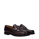 Église's Gateshead Hommes's Mocassins Cuir Rouge/Bourgogne