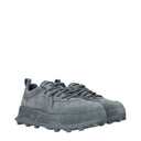 Jil Sander Men's Sneakers Suede Grey/Steel Grey