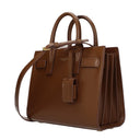Saint Laurent Women's Sac De Jour Handbag Brown/Fox Leather