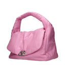 Balenciaga Monaco Shoulder Bags Women Leather Pink