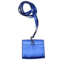 Pineider Gift Idea Airpods Case Men Blue/Electric Blue Leather