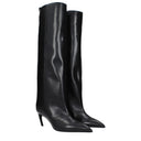 Die Attico-Frauens Schwarze Lederstiefel