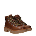 Prada Damess Laarzen Bruin/Cognac Leer