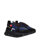 Versace Men's Sneakers Fabric Blue/Black