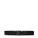 Salvatore Ferragamo Men's Belt Blue/Black Leather