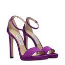Jimmy Choo Sandalen Misty Woman Raso Lila