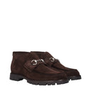 Gucci Men's Suede Boots Brown/Cocoa