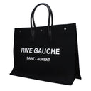 Saint Laurent Men's Rive Gauche Handbag Black Fabric