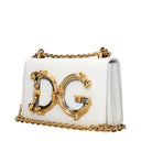Dolce&Gabbana Women's Shoulder Bags White Leather